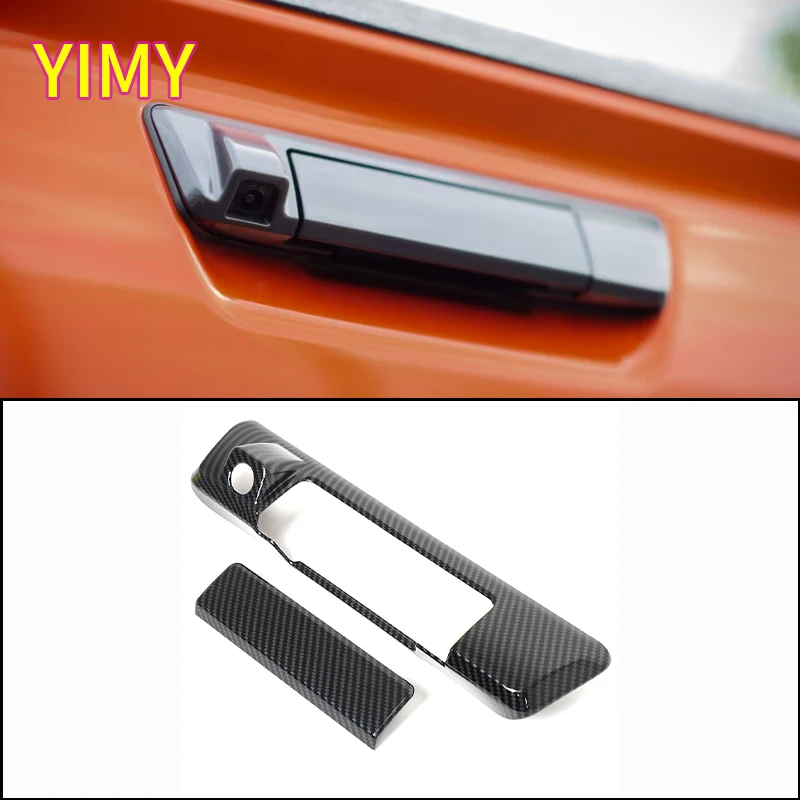 

ABS Plastic Carbon Fiber Car External Handle Decorative Frame Tail Door Handle Cover Suitable for Isuzu D MAX D-MAX 2021-2024