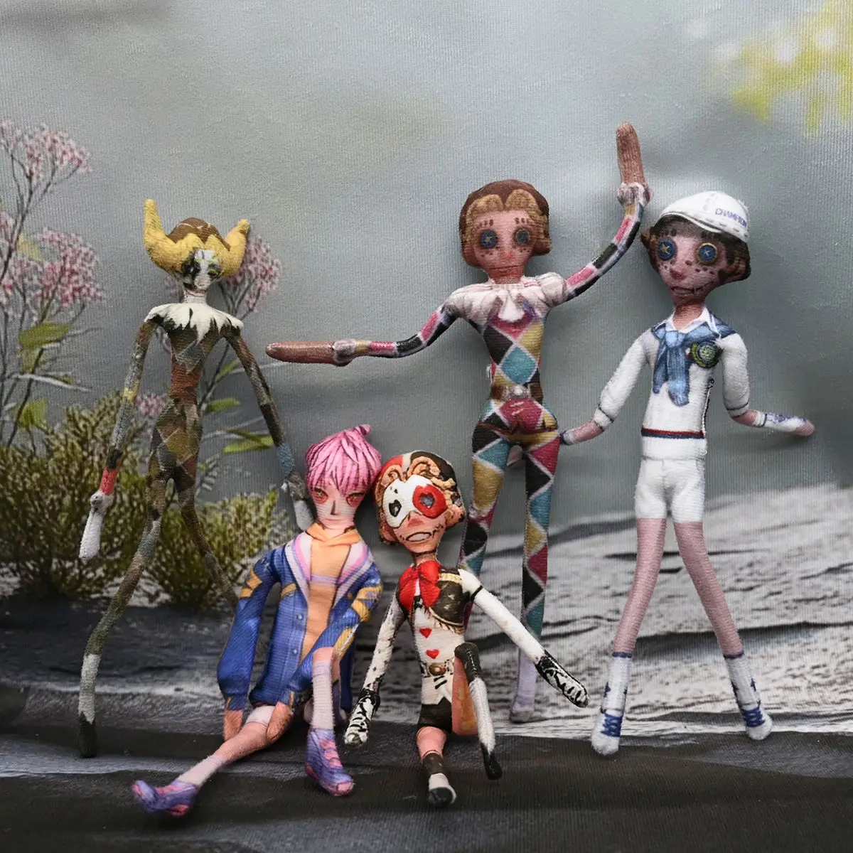 

Identity V Acrobat Mike Morton Аниме подвижная мягкая кукла с абстрактным корпусом проволочный скелет косплей Хэллоуин кукла реквизит ручной работы