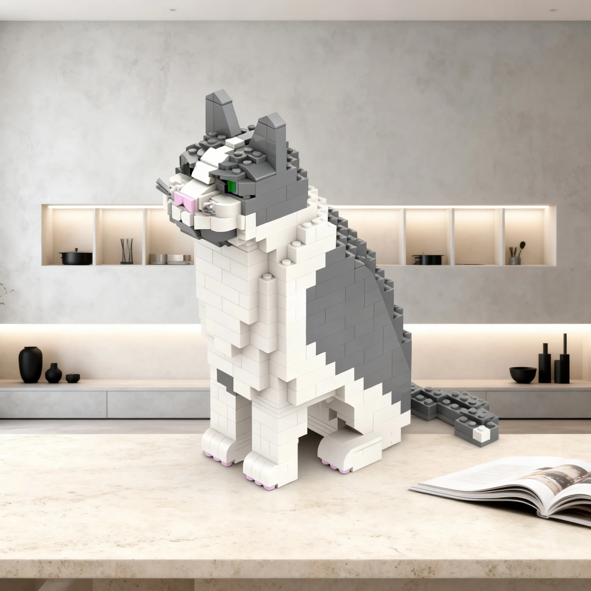 623pcs-moc-sculptures-british-shorthair-cat-model-building-blocks-toy-architecture-christmas-gifts-brick-education-kids-idea-diy