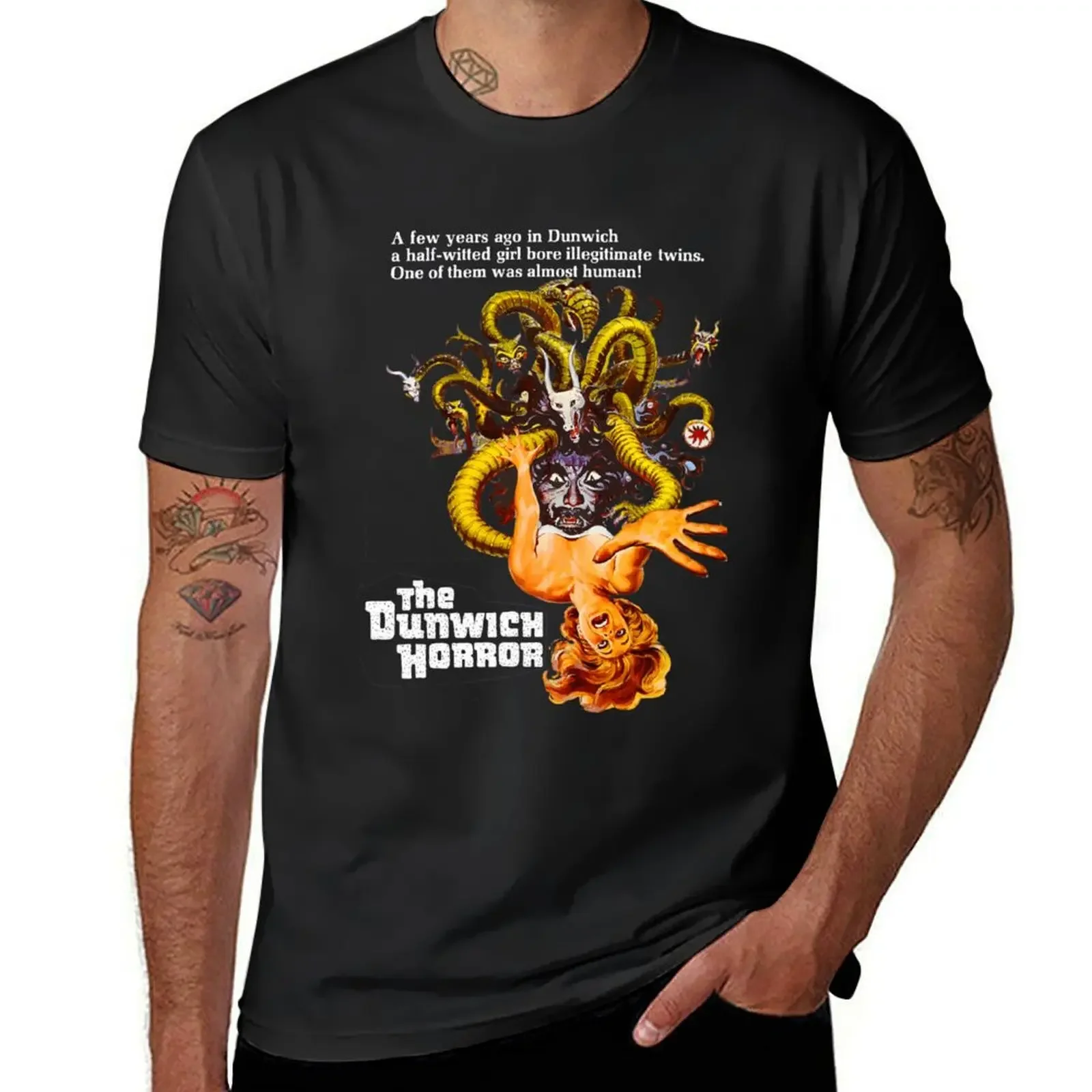 The Dunwich Horror Classic t-shirt vintage graphic tee magliette pesanti anime ad asciugatura rapida per uomo