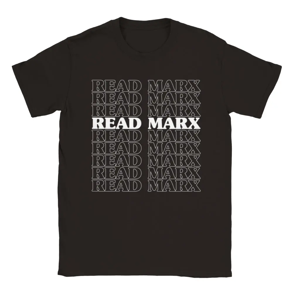 Reading Marx T-shirt Prints, Casual and Fitness Wear, Is An Excellent Gift for Family and Friends