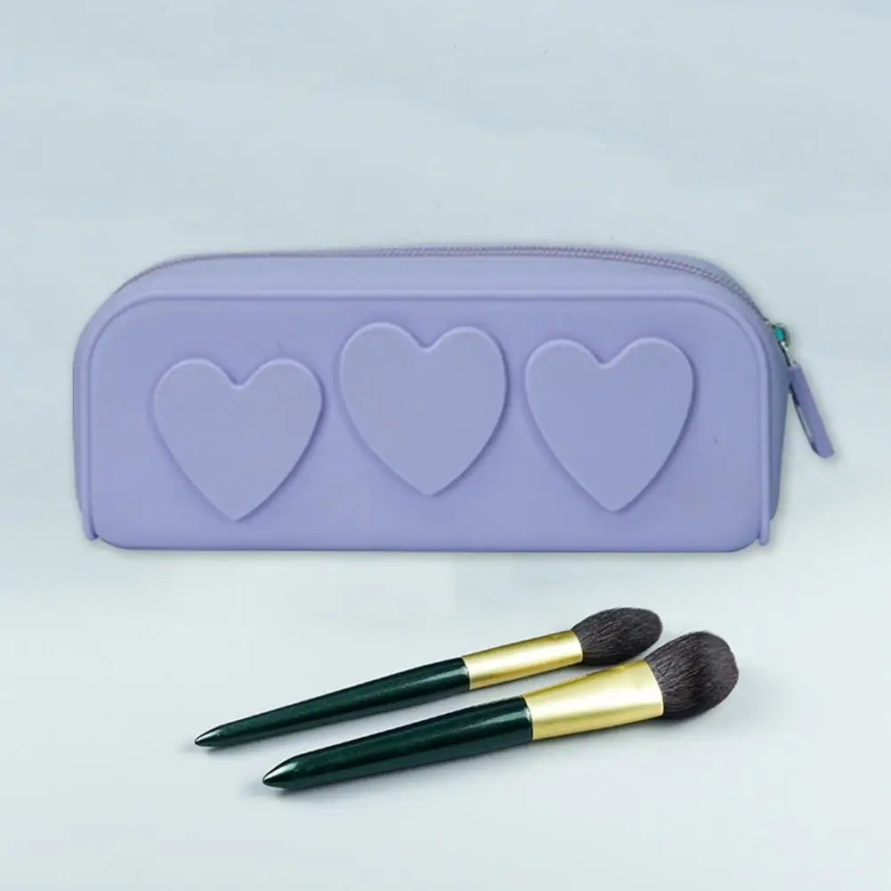Durable Personal Items School Kid Teen Student Storage Bag Wear-resistant Makeup Brush Bag Smooth Zipper Home Supply