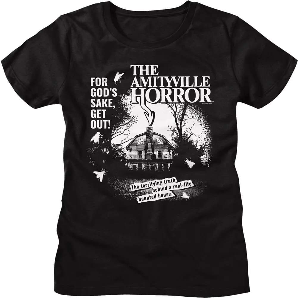 Amityville Horror 1C Black Women'S T Shirt