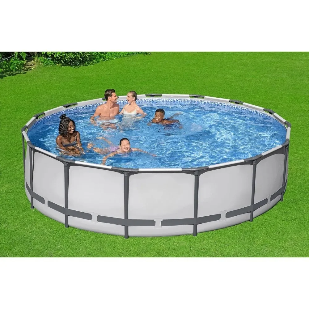 Swimming Poor,  Above Ground Pool Set - 3955 Gallon, Outdoor Family Pool, Corrosion & Puncture Resistant, Outdoor Swimming Poor