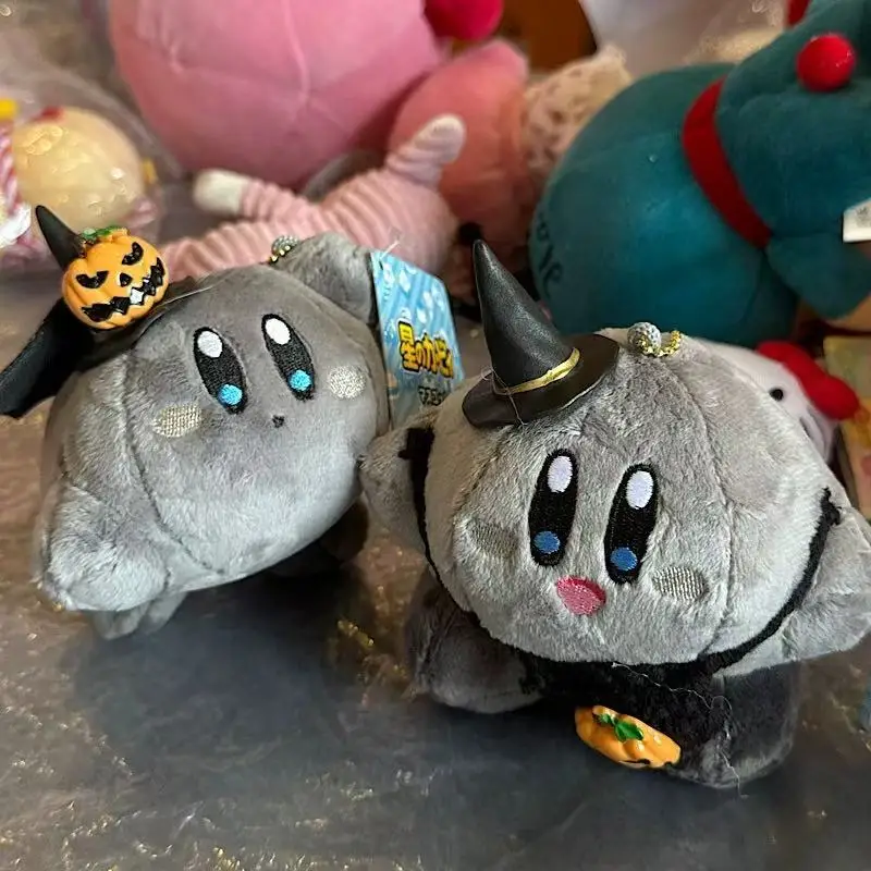 

Хэллоуин тыква серии Kawaii Star Kirby мягкие Peluche Dark Kirby плюшевые брелки сумка кулон милые мягкие игрушки аксессуары
