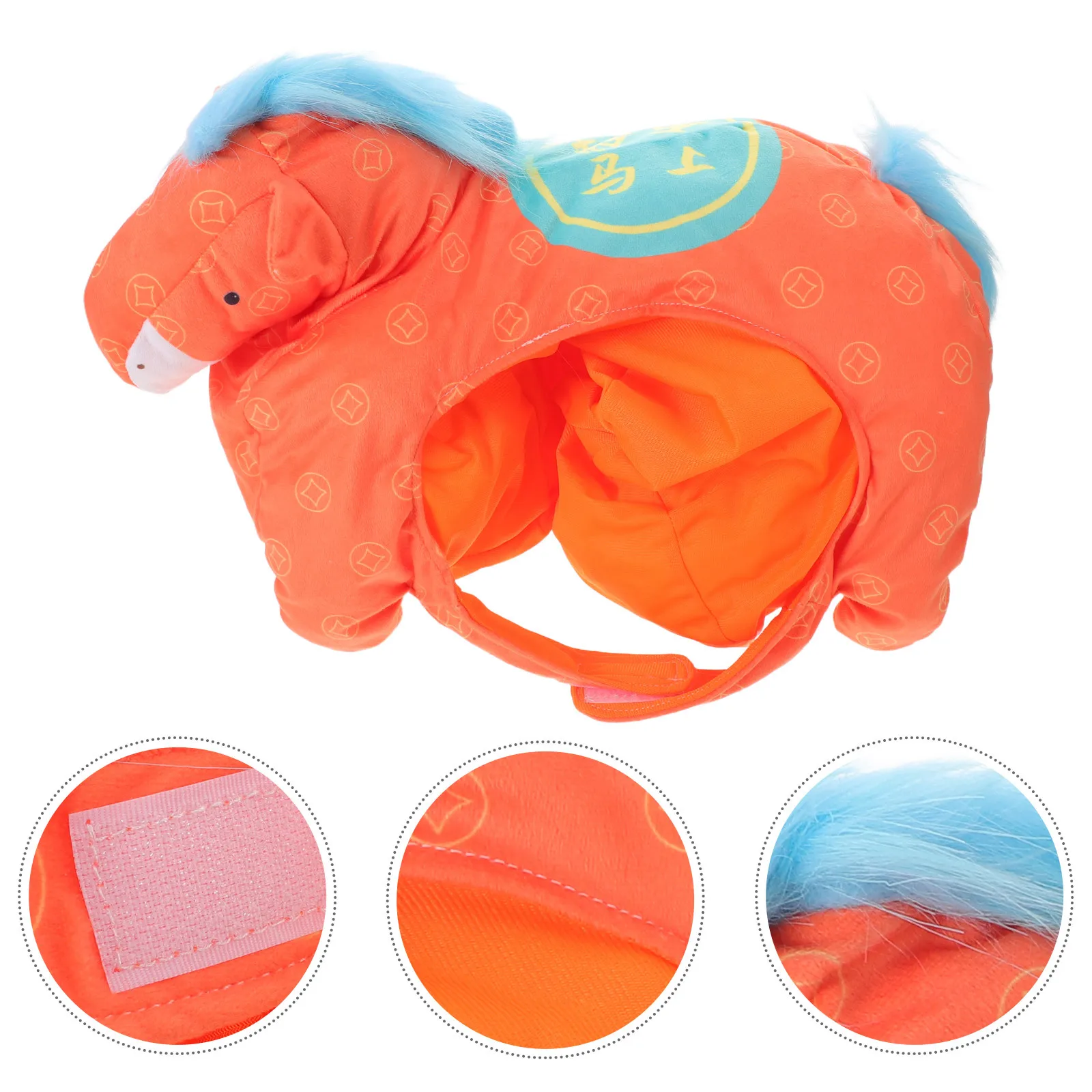 Paardenhoofd Hoofddeksel Creatieve Cartoon Paardenhoed voor Chinees Nieuwjaar 2026 Viering Party Photo Booth Props Prestaties