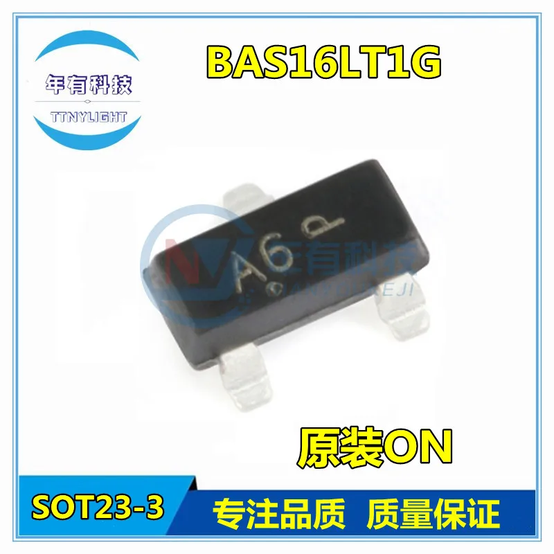 

50Piece 100% New BAS16LT1G BAT54ALT1G BAV99WT1G BAV199LT1G 100 V, 200 Ma 6 ns 100 V Switching Diode Stock Original