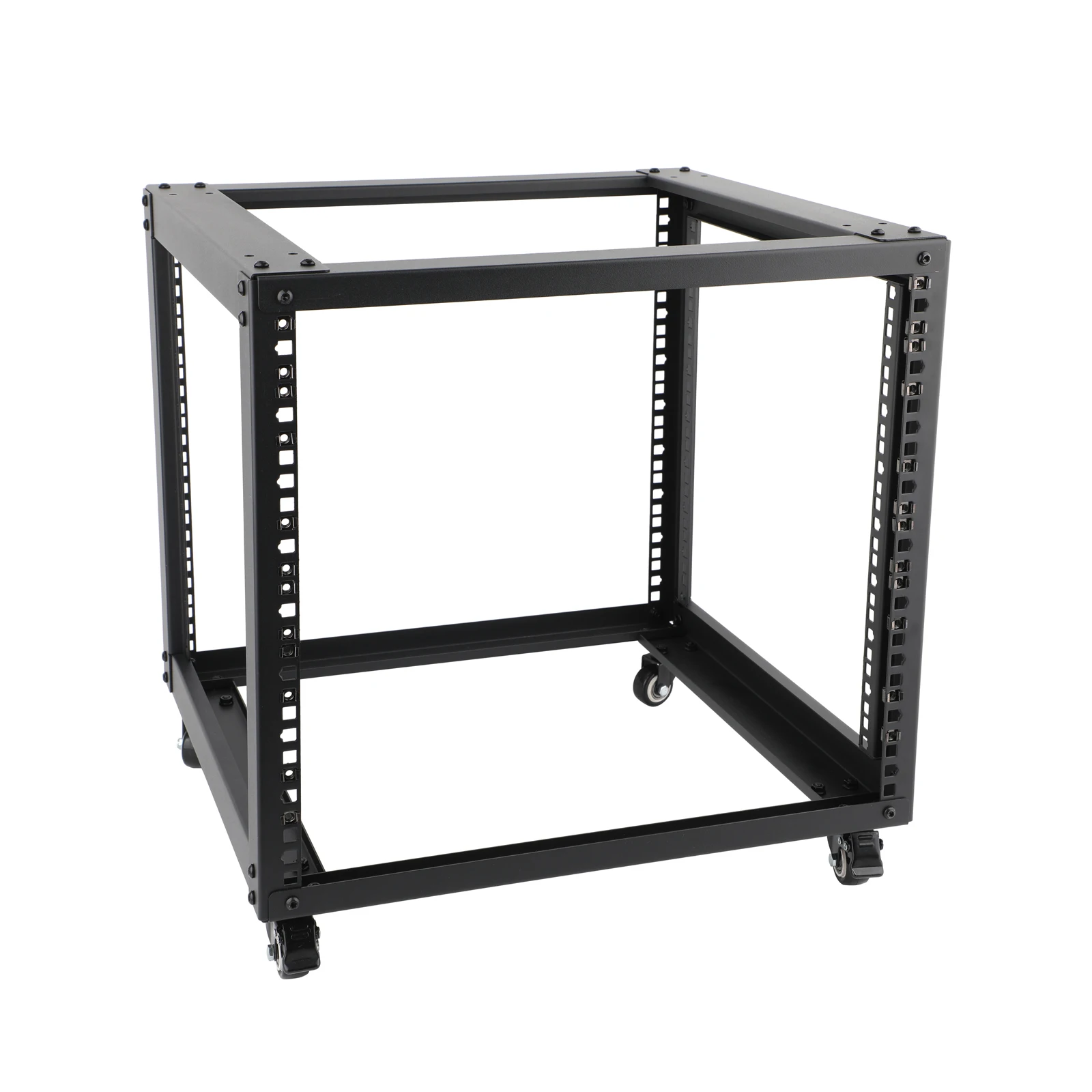 

10U Открытая сетевая стойка для 19-дюймового оборудования, аудио- и видеотехники, напольная или настенная