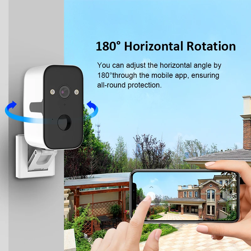 OKAM PRO 5G WiFi Telecamera solare HD 5MP IP CCTV 5000mAh Visione notturna a colori Impermeabile Motion Tracking Citofono Telecamera PTZ wireless