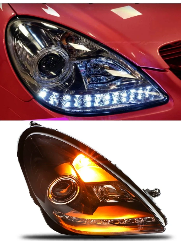 

LED Headlight Assembly for Mercedes Benz SLK300 350 R171 2004-2012 modified Front lamp Daytime Running light Car Accessories