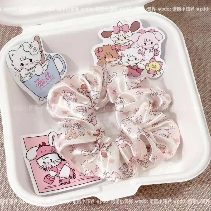 

Sweet Ins Kawaii Miniso Anime Mikko Girl Heart Headstring Accessories Cute Cartoon Fashion Hair Rope Decoration Gifts Toys