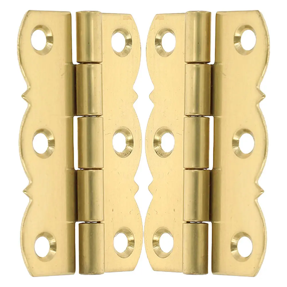 

2Pcs Copper Piano Hinges Small Folding Butt Hinges for Wooden Boxes Jewelry Boxes Crafts Craft Projects Piano Hinge