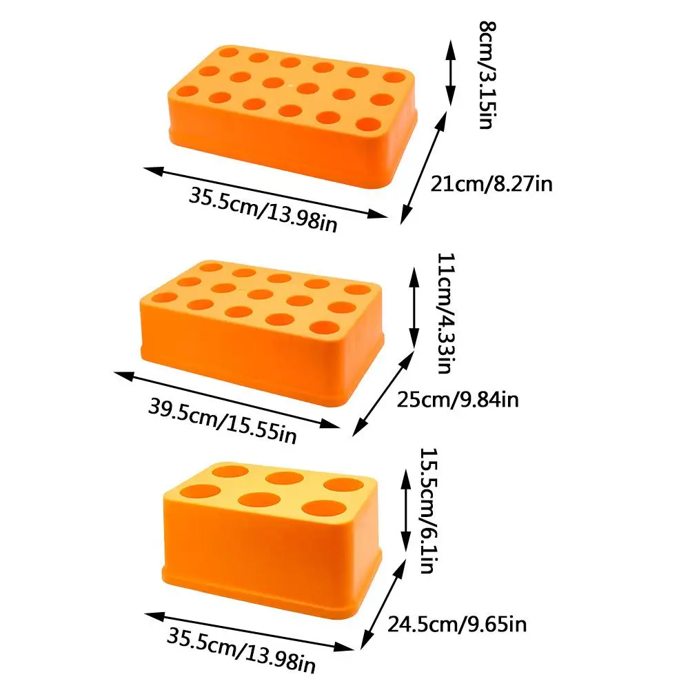 BT30/40/50 Drill Bit Collet Storage Box Tool Holders Plastics Storage Box Cnc Mahcine Parts Holders Case Repair Tool Storage Box