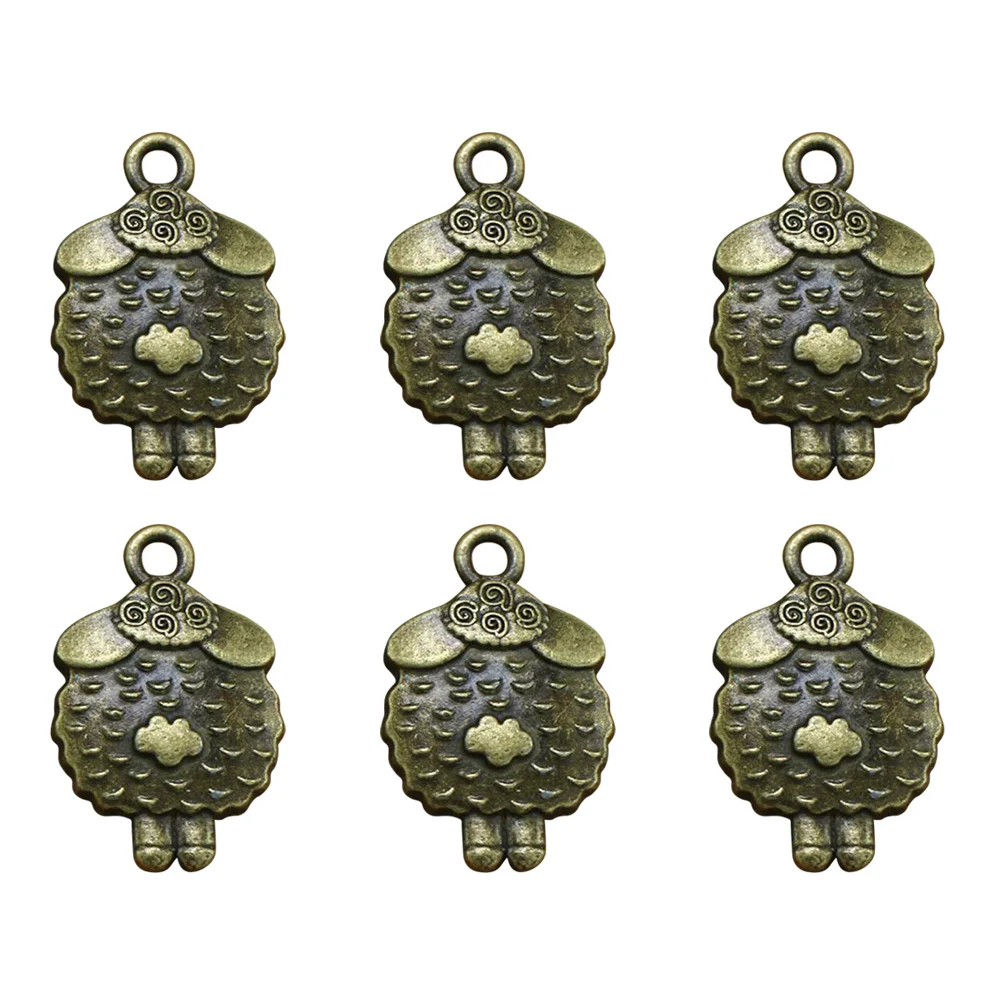 

20pcs Alloy Sheep Pendant Charms for DIY Jewelry Making Crafts Cute Animal Accessories Gifts Handmade Project Supplies