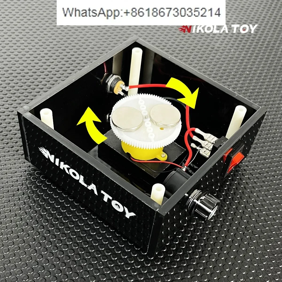 Electromagnetic eddy current science physics experiment teaching aids niche black technology