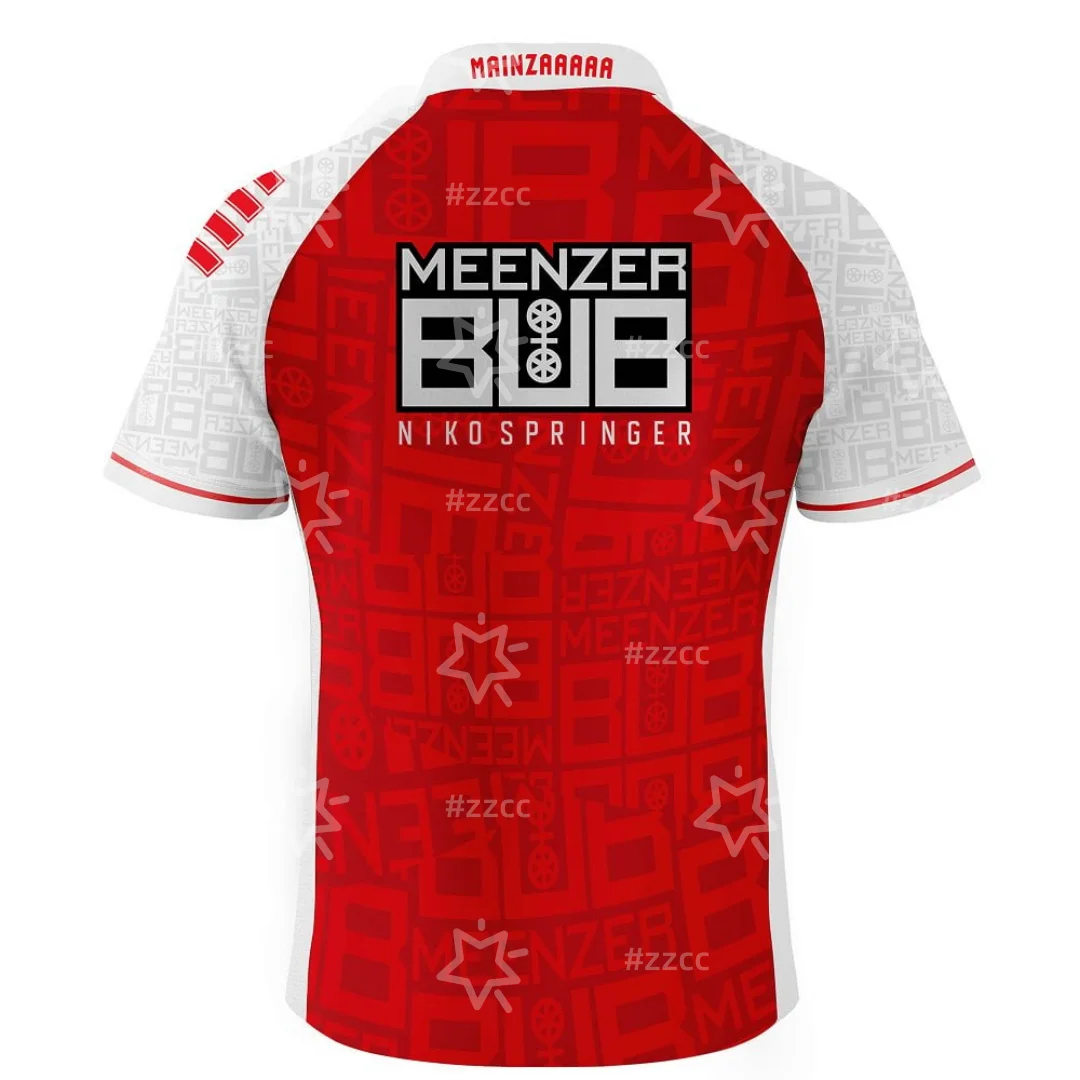 Camiseta oficial de dardos BULL'S Niko Springer, camiseta deportiva de secado rápido para hombre, ropa para niños, camiseta