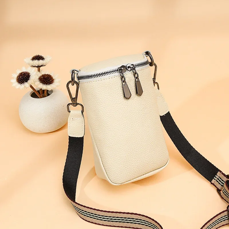 

Genuine Leather Women's Shoulder Bags Luxury Brands Mini Female Mobile phone bag High Quality Handbags Female Messenger bag