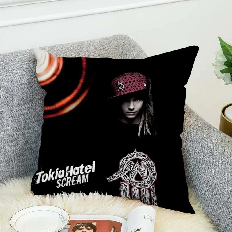 Pillow Cases for Bed, Covers for Cushion, Covers for Pillowcases, Decor Room Cushions, Tom Kaulitz, 50x50, 45x45, 45x45, 40x40