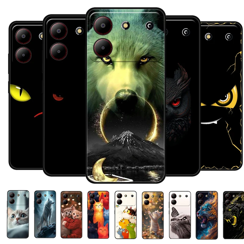 Para ZTE Blade A34 A54 funda de silicona pintada con flores para ZTE Blade A54 A34 A 34 54 4G funda de teléfono TPU Fundas protectoras
