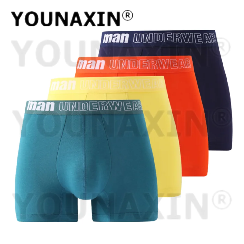

4 Pcs Large Size Men's Colorful Boxers Briefs Shorts Boy Undies Panties Bamboo Fiber Underwear M L XL 2XL 3XL 4XL 5XL 6XL 7XL