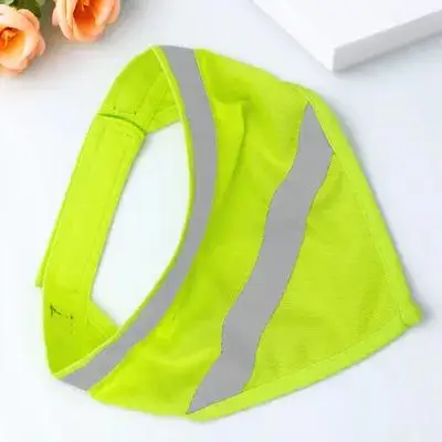 

Pet Reflective Bandana Polyester Durable Dog Scarf Night Walking Safety Bib High Visibility Puppy Accessory Dog Bib