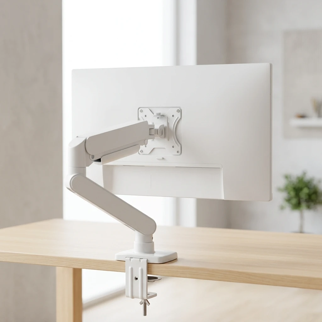 Monitor Arm Single - Adjustable Gas Spring Single Monitor Arm
