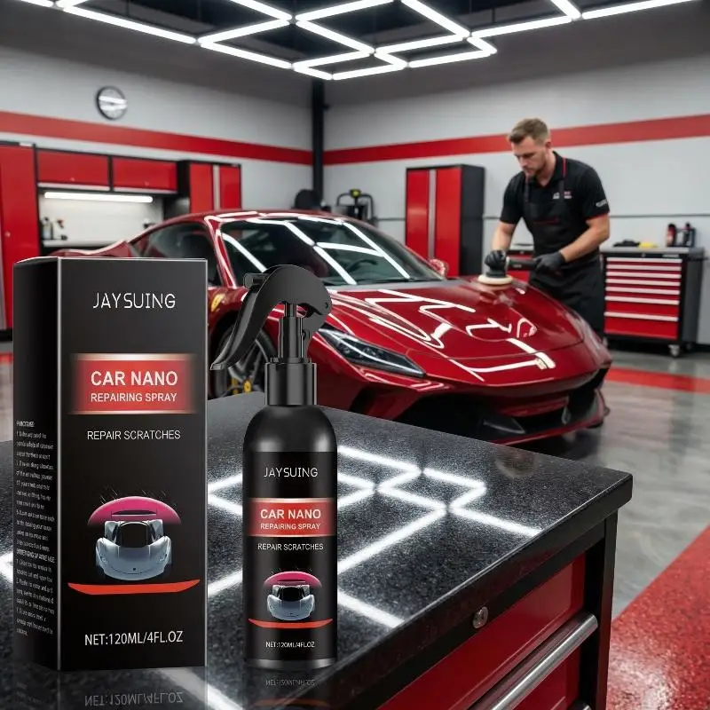 Car Glazing Spray Hydrophobic Shine for Auto Paint UV Protection Quick Detailer for Car Glass Plastic Metal Surfaces Fast Clean