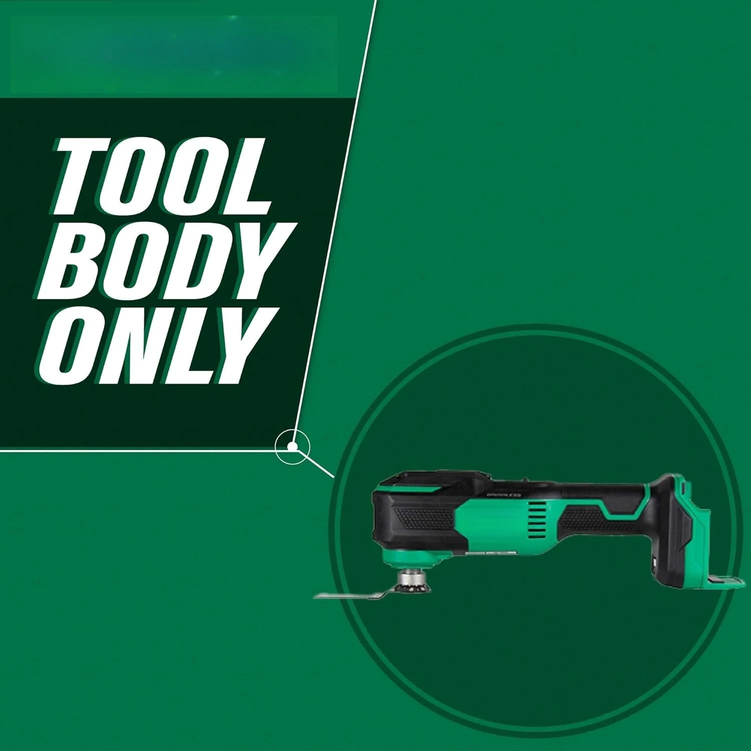 

18V MultiVolt Cordless Oscillating Multi-Tool, Low Vibration Design, Universal Tool Design, 6 Speed Settings, User Vibration