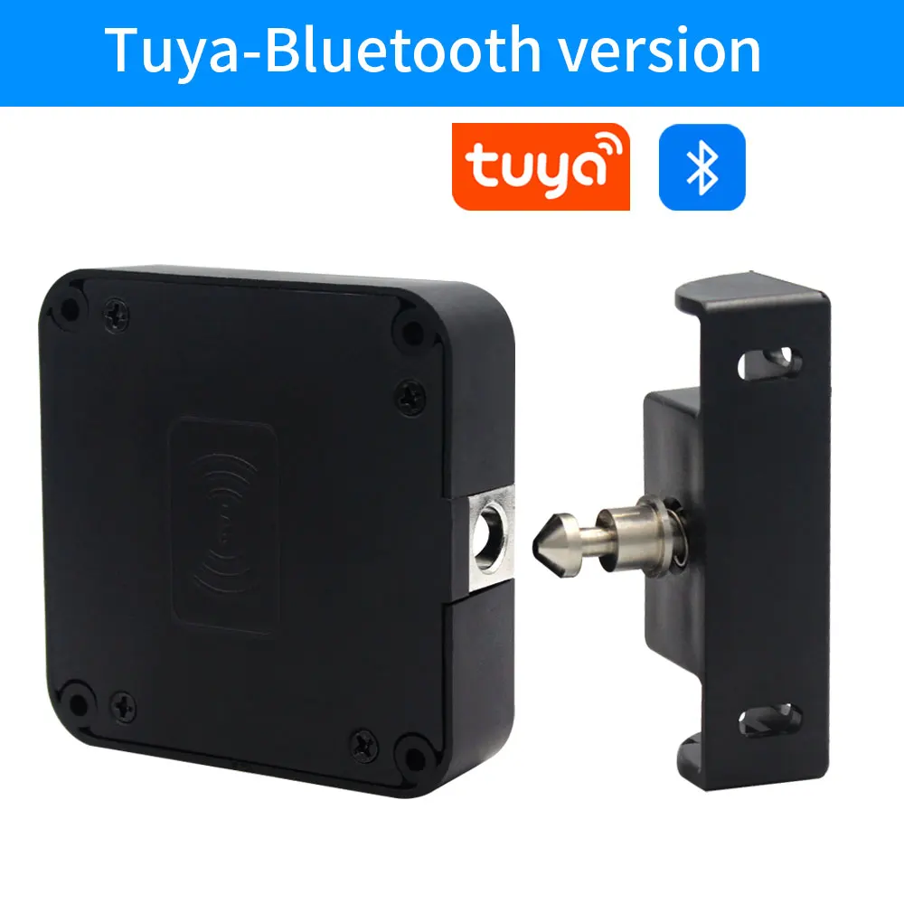 Bluetooth tuya Mobile APP Cabinet Lock Drawer Invisible Electronic Lock NFC/13.56M Rfid Card Smart Drawer Lock Keyless