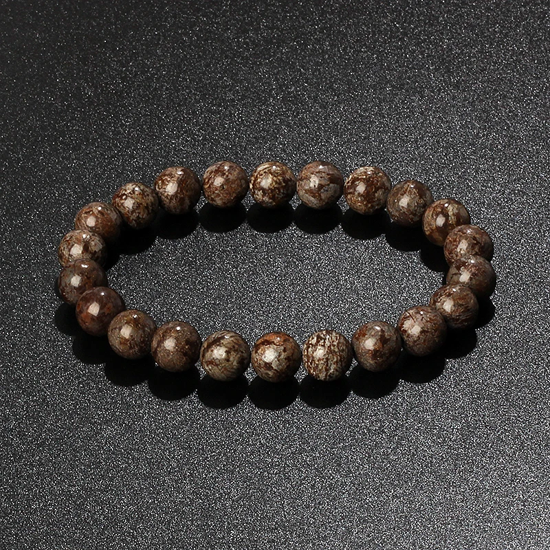 Natural Stone Beads Bracelets Men 6mm 8mm Crystal Quartzs Agates Reiki Healing Bracelet Energy Therapy Jewelry New Pulsera Homme