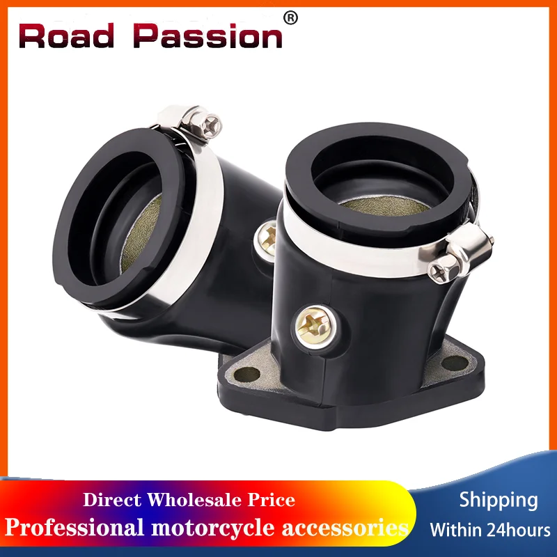 Road Passion Motorcycle Carburetor Interface Manifoid Intake For HONDA Rebel CA250 CMX250 CMX250C CB125 CBT125 CA CMX 250
