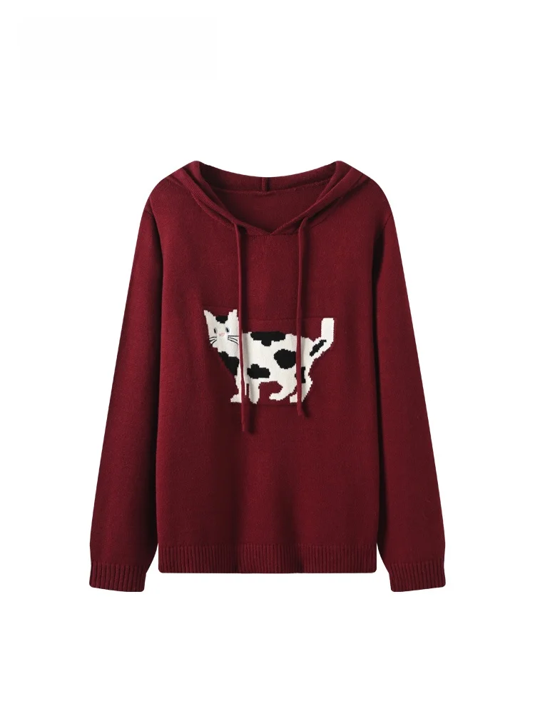 

Женская вязаная толстовка больших размеров Long Sve, осенне-зимняя мода, повседневный универсальный утягивающий топ для полной сестры