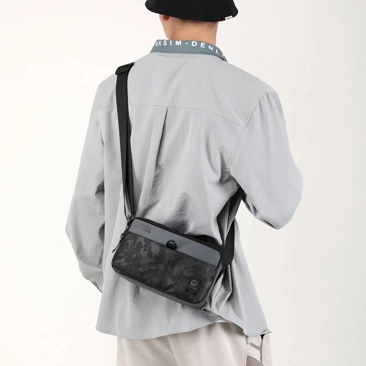 Oxford Cloth Men's Bag Casual Shoulder Crossbody Bag Casual Sports Backpack Outdoor Small Bags Coin Purse Outdoor Simple Sports