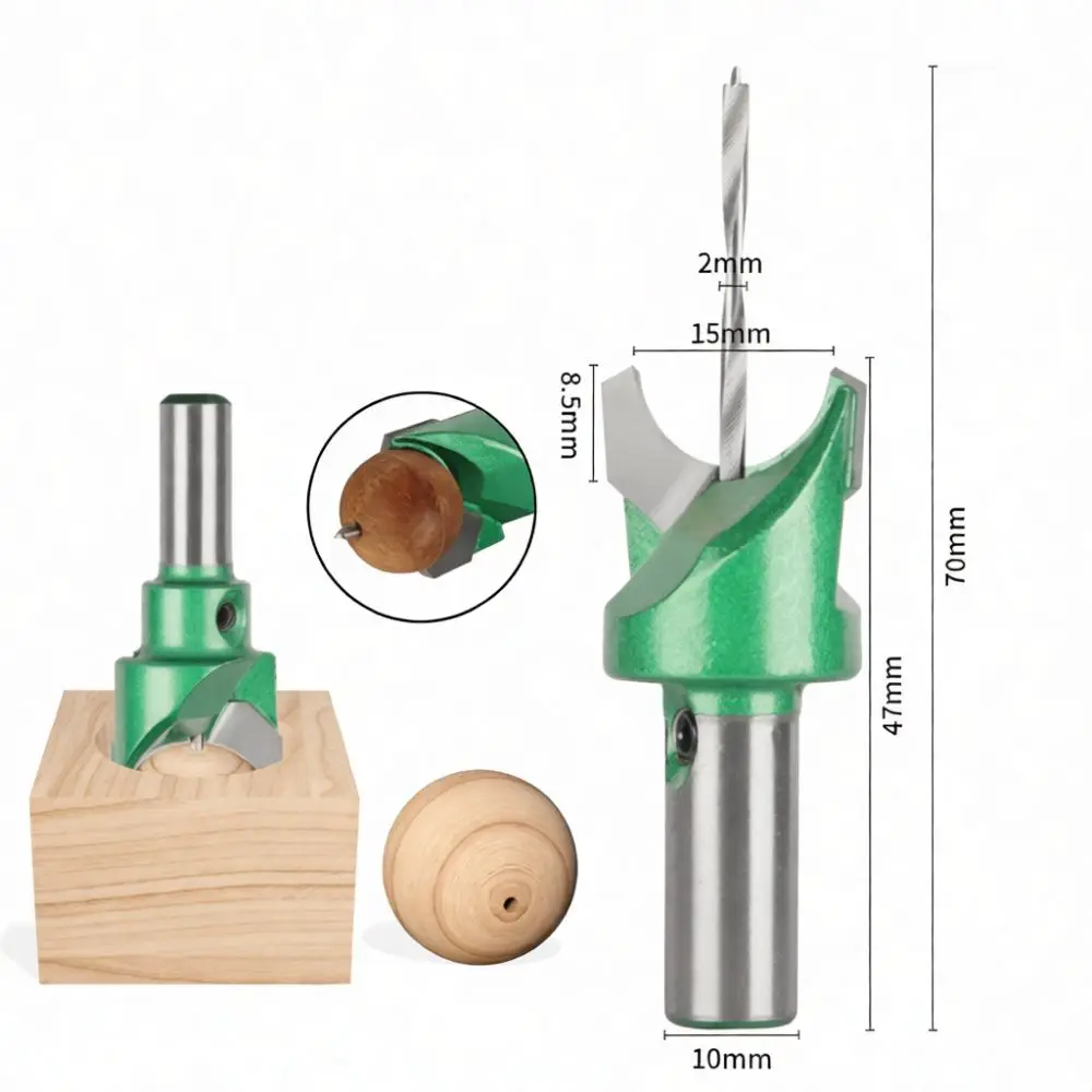 Tungsten Steel Buddha Bead Cutter Woodworking Milling Bit Drill Tool For DIY Jewelry Making Bracelet Forming Hole Maker