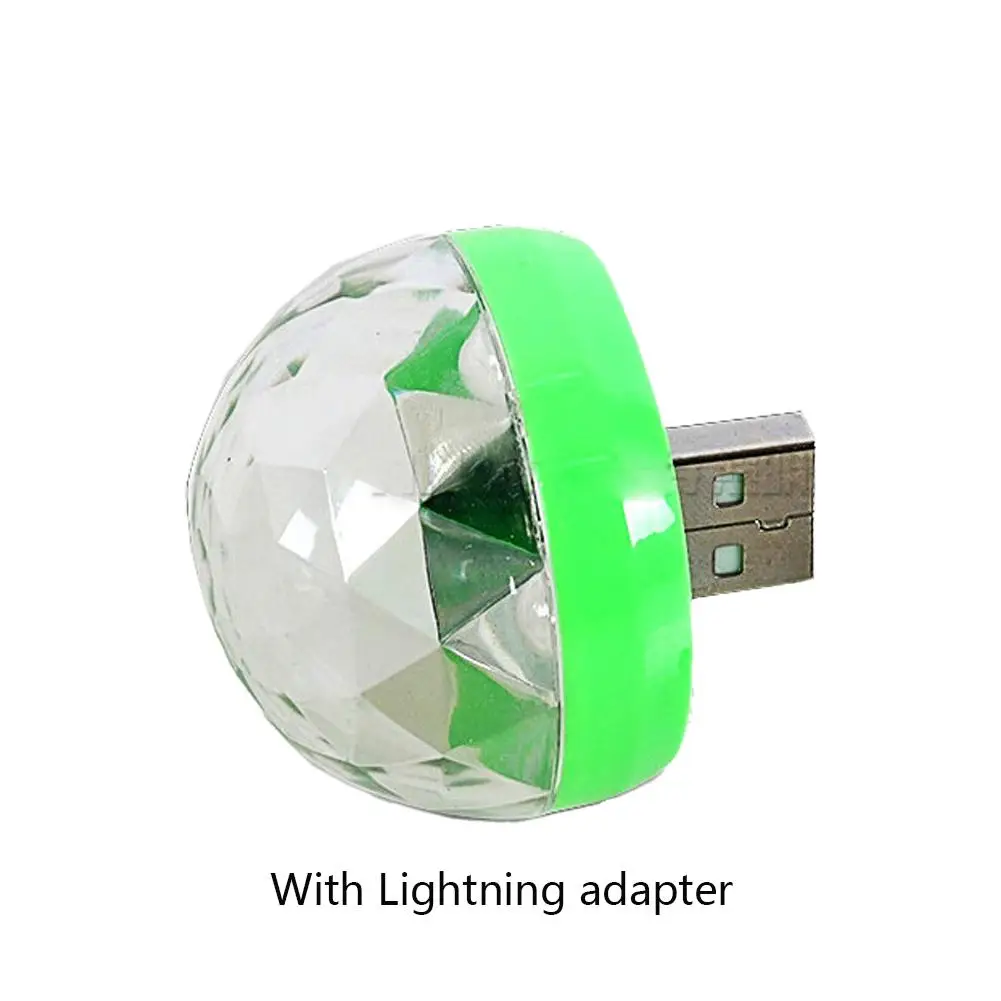 ไฟ LED USB ขนาดเล็กสำหรับเวที Bola DISCO ดีเจไฟสร้างบรรยากาศแบบ RGB เอฟเฟกต์5V โคมไฟภายในรถปาร์ตี้ X5G7ไฟนีออนบาร์สีสันสดใส