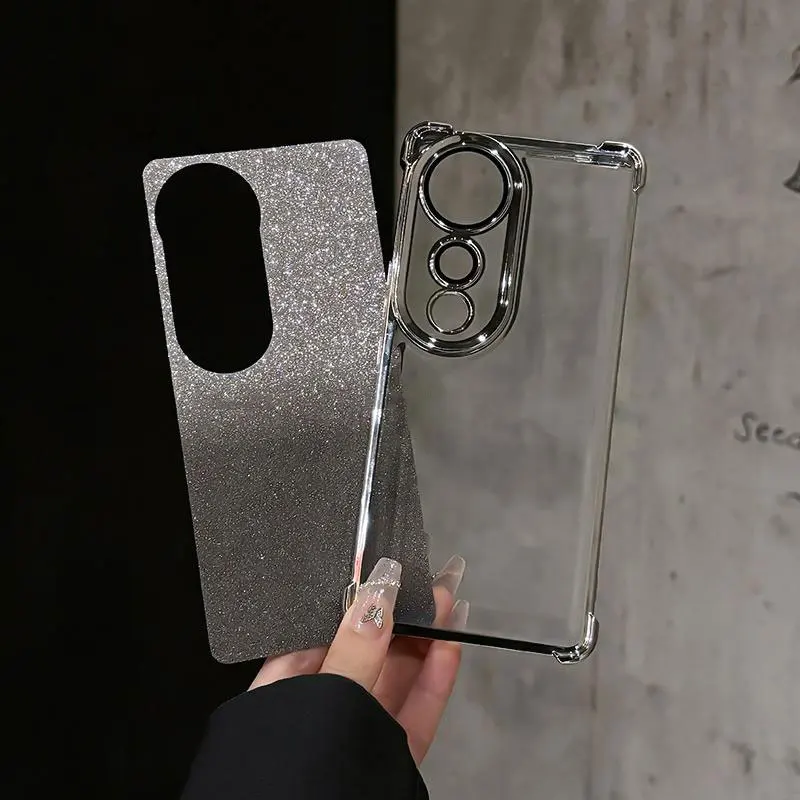 Shockproof Phone Case For Vivo V40 Case Silicone Glitter Cover For Vivo V40 V30 V29E V29 Lite V27 pro Y78 Y16 4G Bling Case V 40