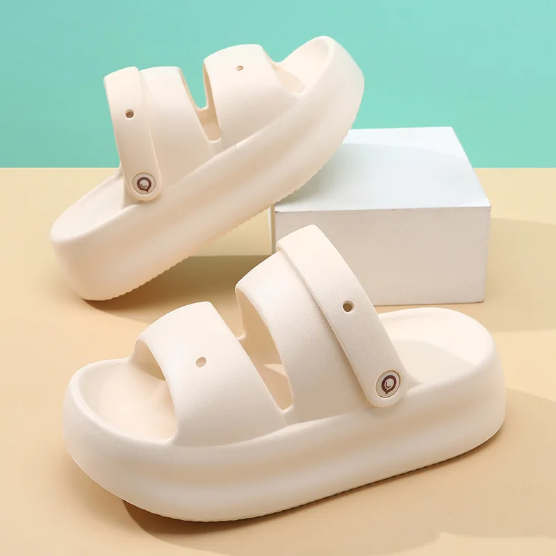 

Custom. Sandals Women's New Thick-Soled Height Increasing Non-Slip Flip-Flops Eva Slip-on Feeling Breathable Non-Stinky Feet Wea