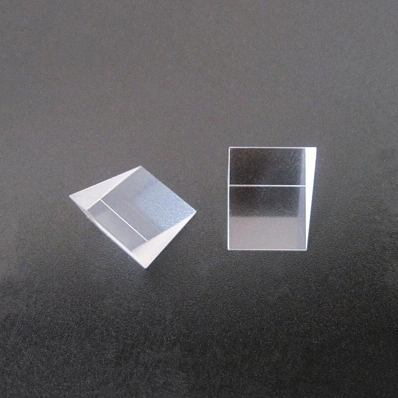 #ROJV-20  High quality Right angle three prism, Reflector lens, Size 20X20X20mm, K9 Glass materials, Color Transparent