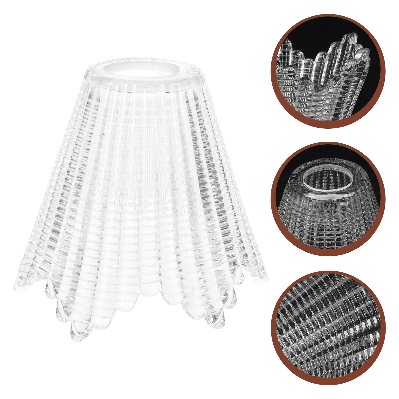 

Long-Lasting Glass Lampshade Eye-Protective Soft Light Suitable Various Interior Styles Lamp Shades Light Shade