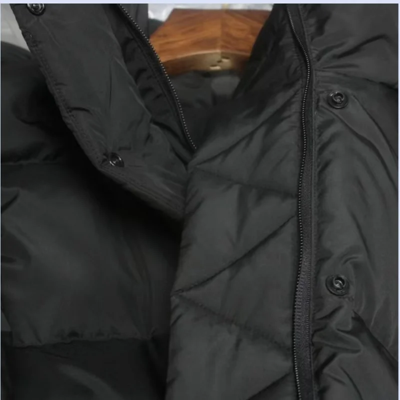 24 year winter new niche 7-color 9-grid long over the knee goose down down jacket