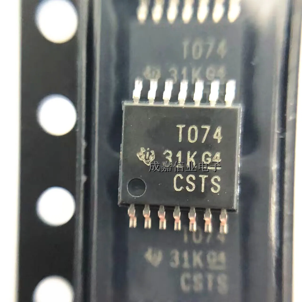 

10pcs/Lot TL074CPWR TSSOP-14 MARKING;T074 4Channel Operational Amplifiers - Op Amps Quad Low Noise JFET