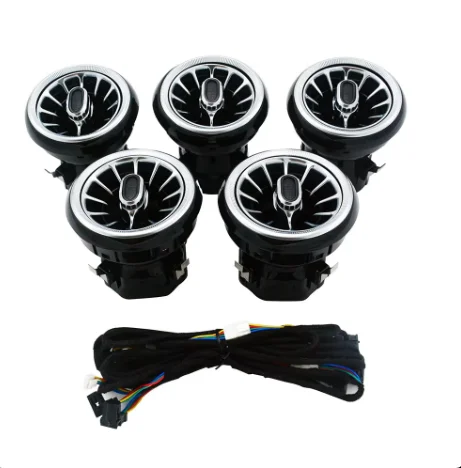 64-Color LED Interior Ambient Lighting A-Class(W176) Luminous Turbine Air Outlet