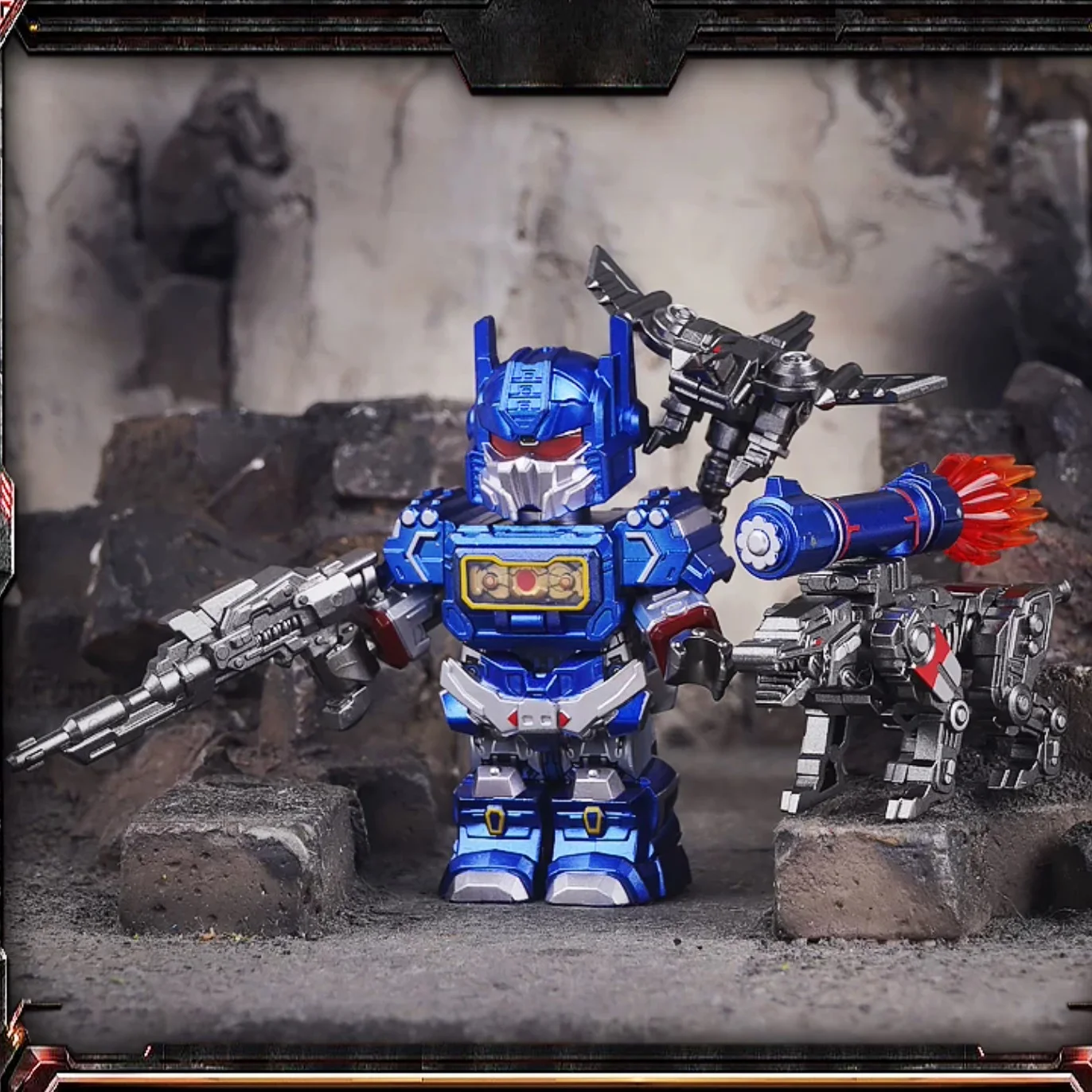 BRICKMAN Transform Building Blocks Robot Optimus Mini Action Figure Toys