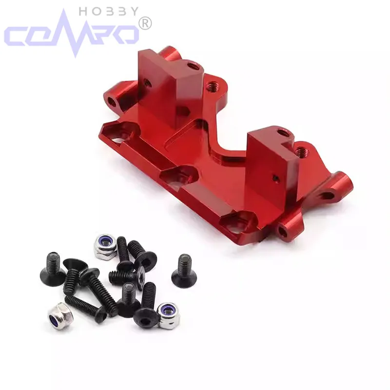 Pieza de mejora de repuesto de mamparo inferior delantero de aleación de aluminio, 1 unidad, para Traxxas Slash 2WD Rustler Stampede Bandit 1/10 RC, piezas de coche