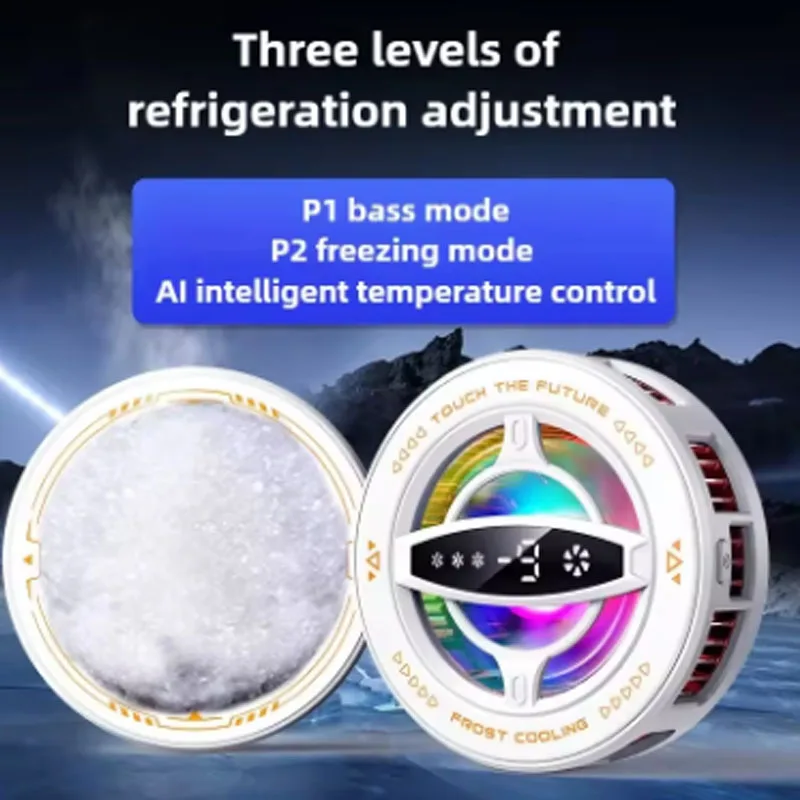 Magnetic Or back back clip Mobile Icing radiator for LG K41S  Infinix Zero X Pro POCO F4 universal gaming mobile cooling fan