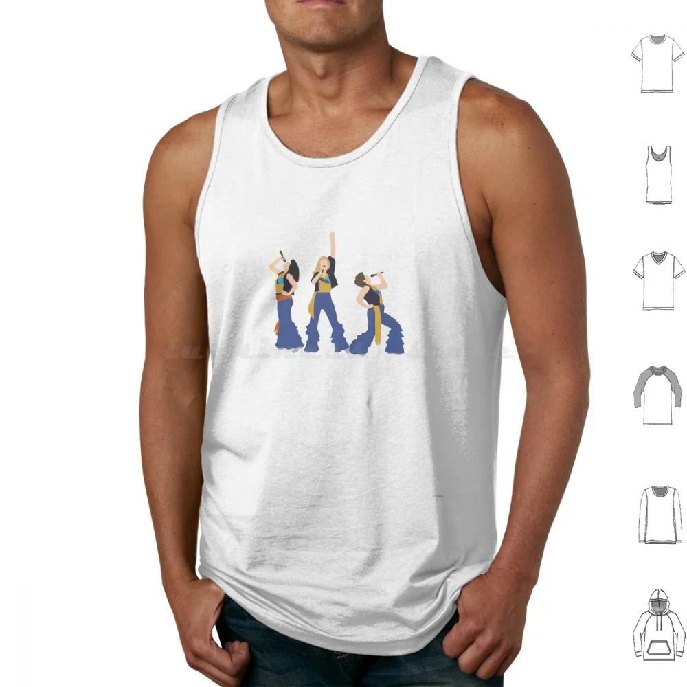 Dynamos 3-Mia Camisetas sin mangas Mia Mia 2 Meryl Streep Musical Donna And The Dynamos Here We Go Again Lily James Mia