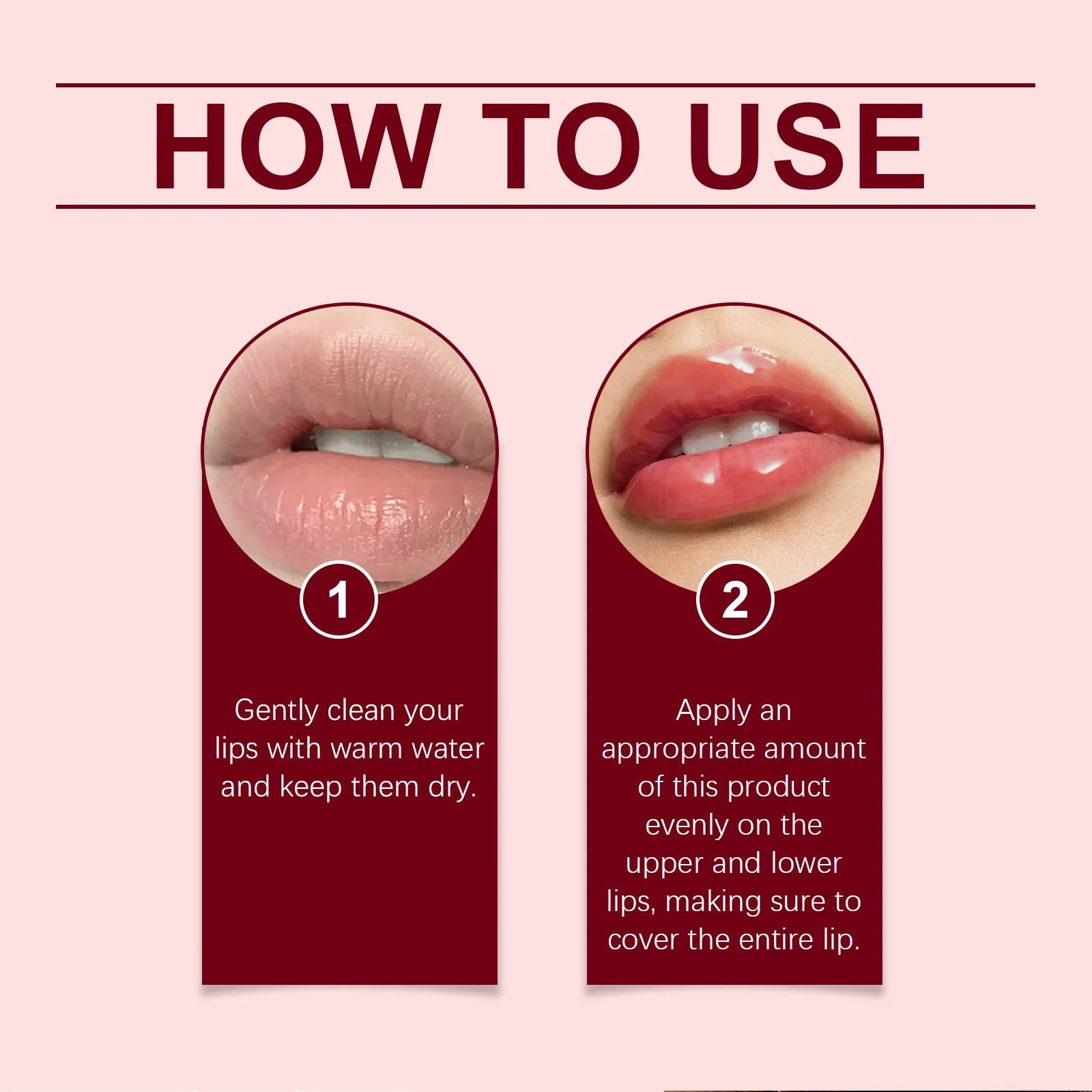 Fruit-flavored colored lip gloss, lip oil, moisturizing and hydrating plump lipstick, nourishing lip balm.