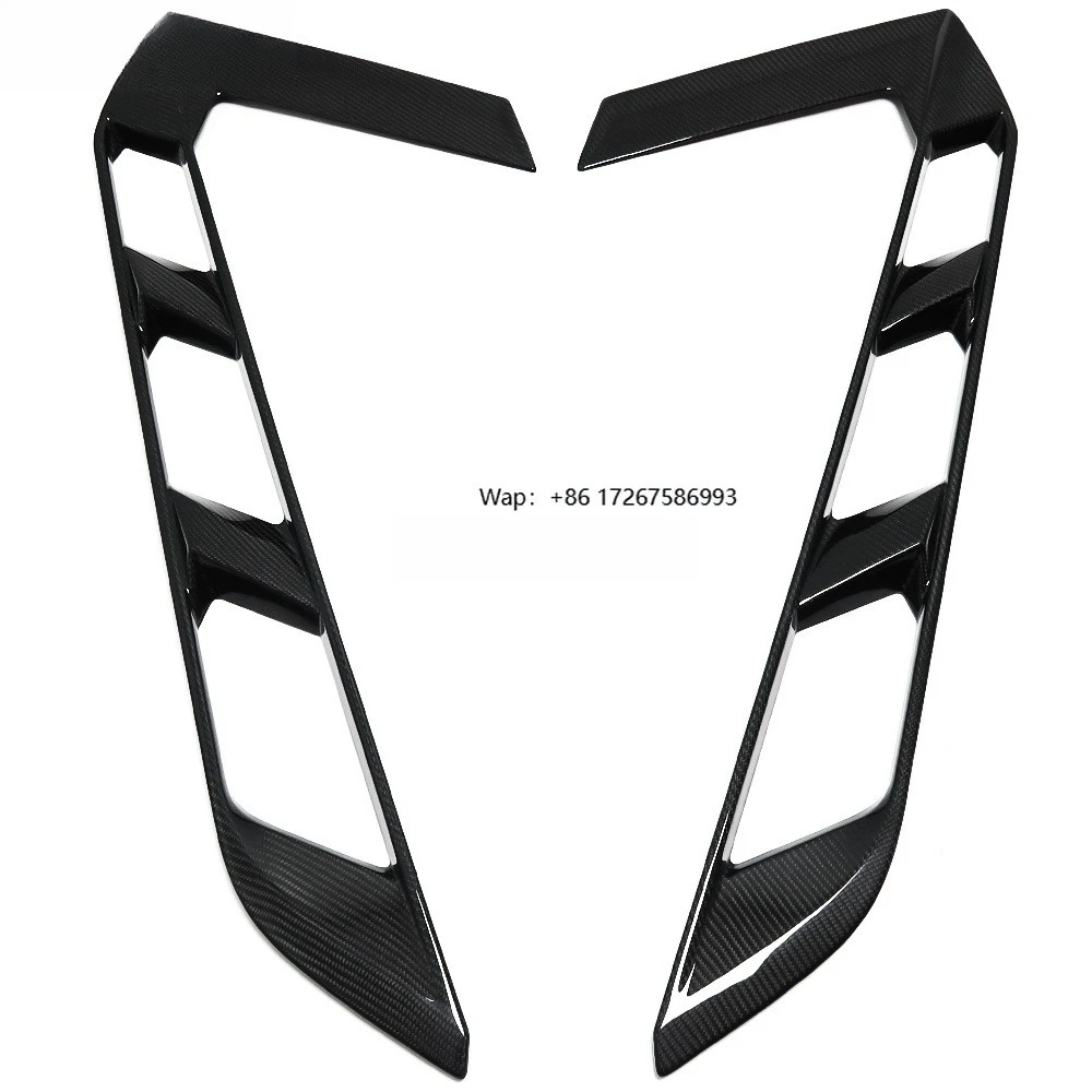 

Rear Hatch Side Vent Cover for 8 Z06 ZR1 E-Ray Stingray 2020-2025 Real Carbon Fiber Exterior Accessories