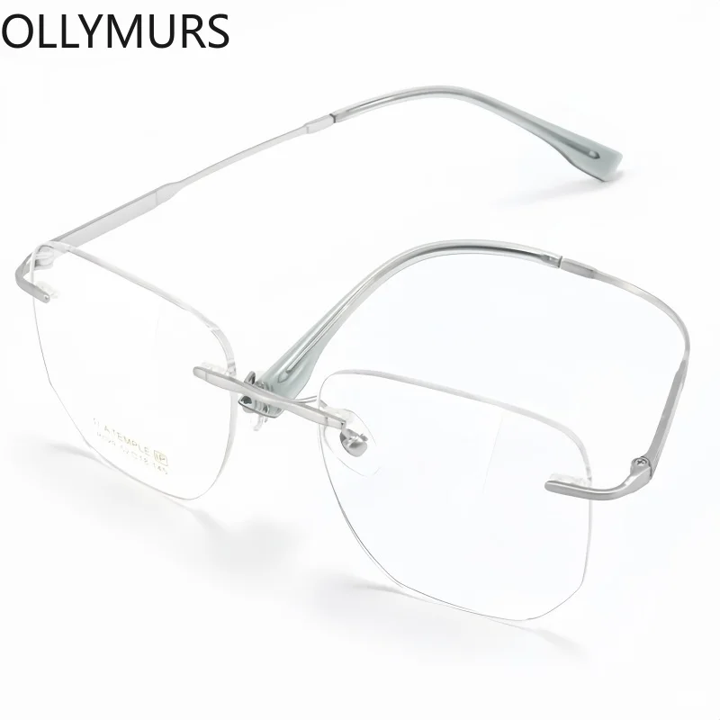 yimaruili-fashion-simple-trend-retro-small-size-ultra-light-eyeglasses-frame-r02men's-and-women's-pure-titanium-rimless-glasses