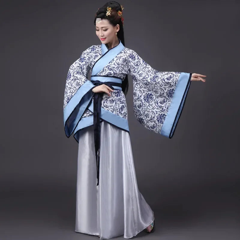 New Arrival Improved Hanfu Women Tang Chinese Tradycyjne zestawy strojów Kostium wydajności hanьфу isp Nederland klimat Vestidos Para Mujer